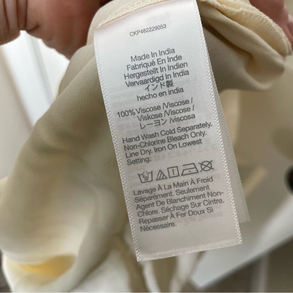 NEW WITH TAGS Madewell x Aimee Song Alabaster Cream Sequin Slip Maxi Dress 4 - Picture 11 of 11